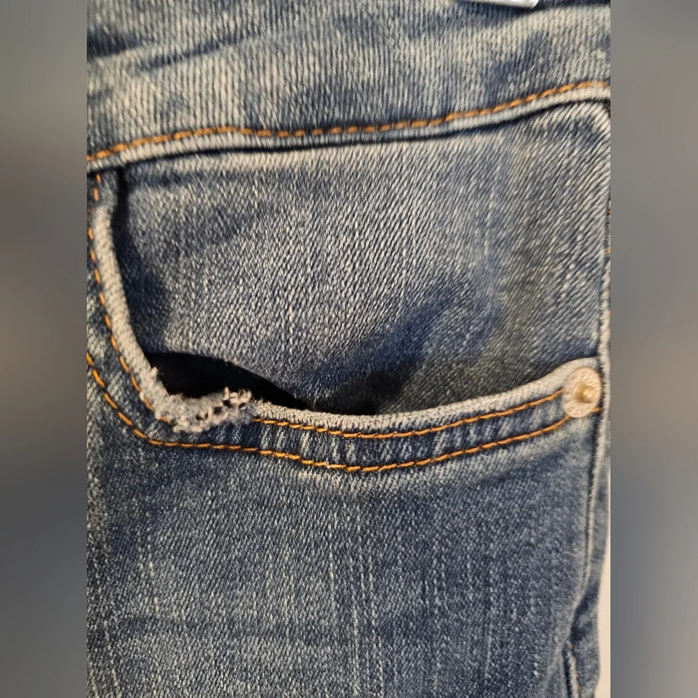 Free People Chew Raw Hem Skinny‎ Jeans Women’s Size 25 Cropped Ankle RN66170